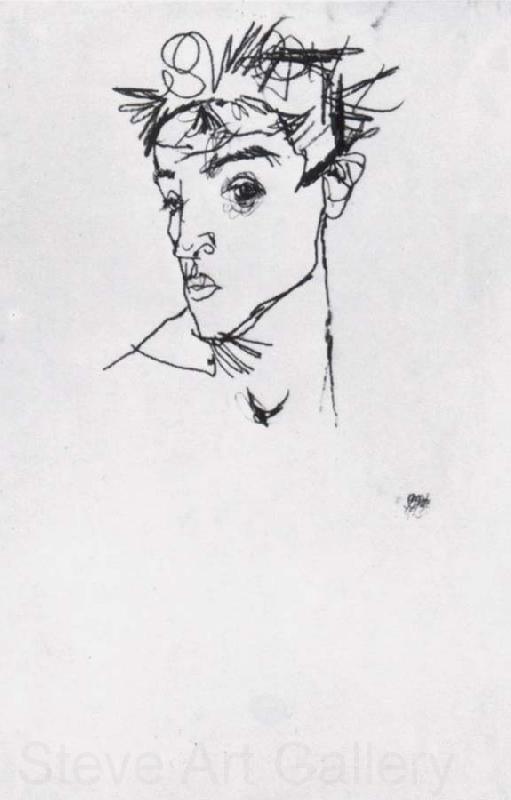 Egon Schiele Self Portrait